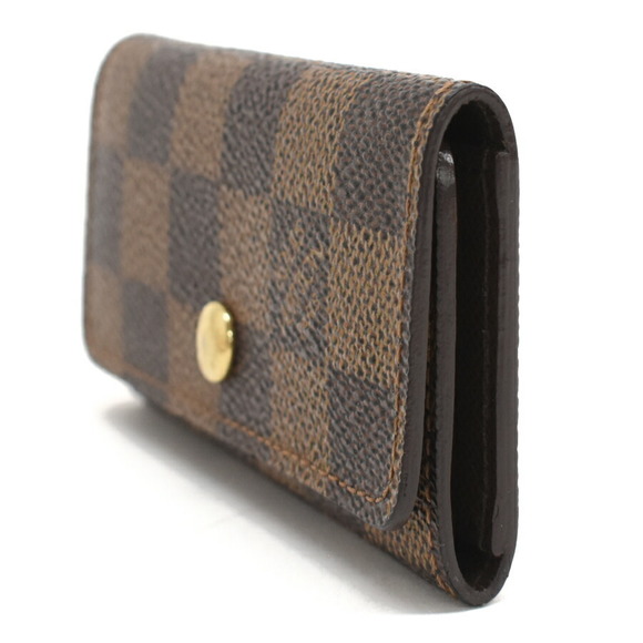 Louis Vuitton Canvas Key Brown Case Multicle Damier - Picture 1 of 8